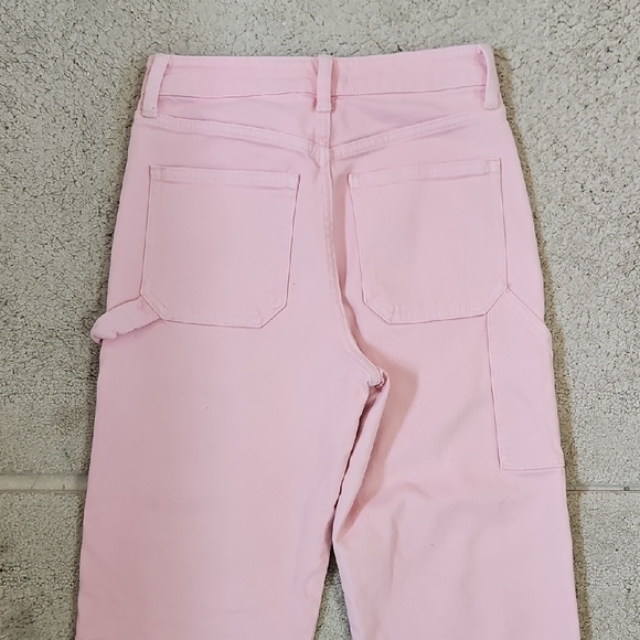 Just Black Denim JBD High Rise Pink Utility Jeans Size 26 - Picture 7 of 7